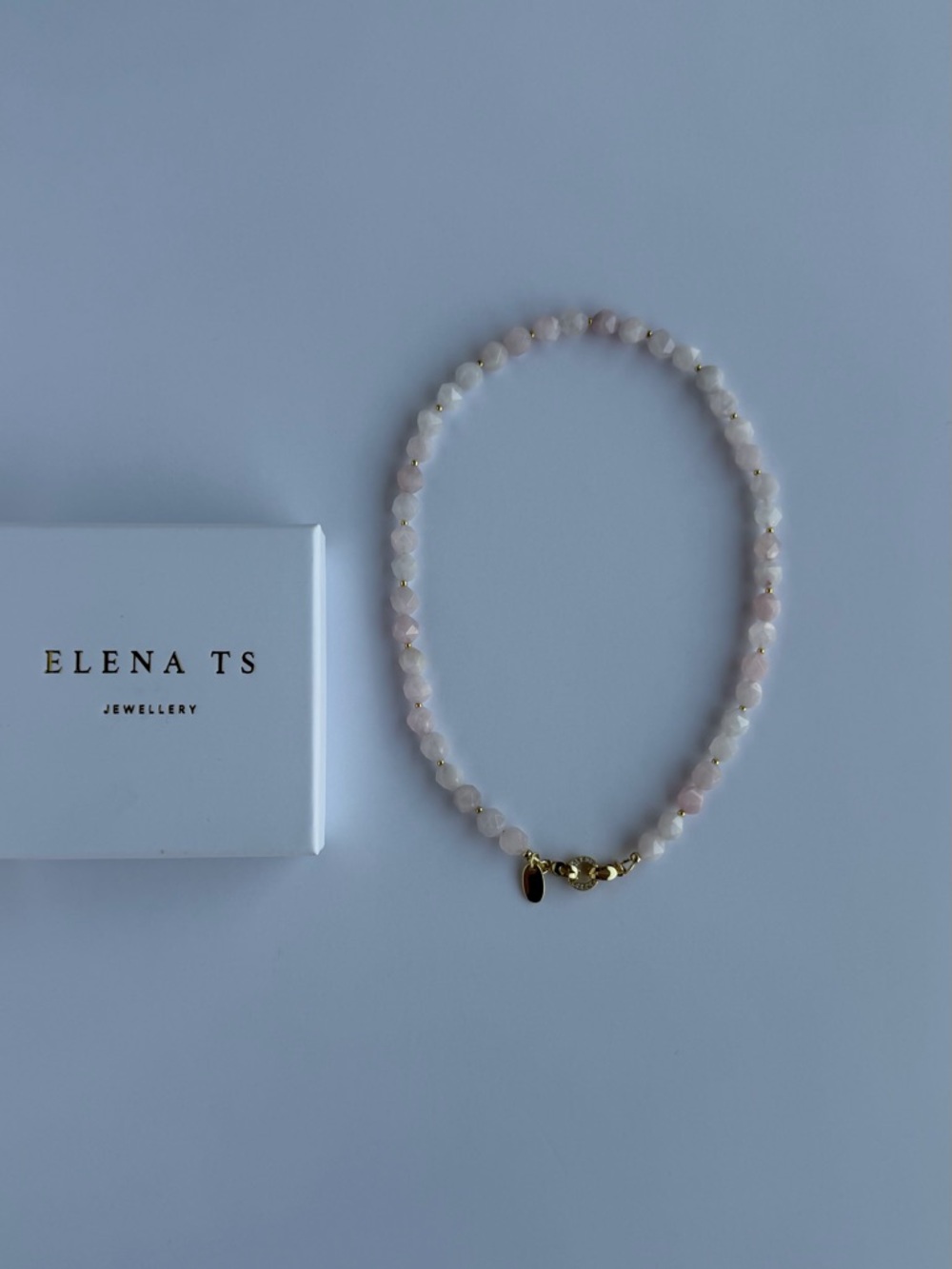 546 Rose Quartz Beaded Necklace